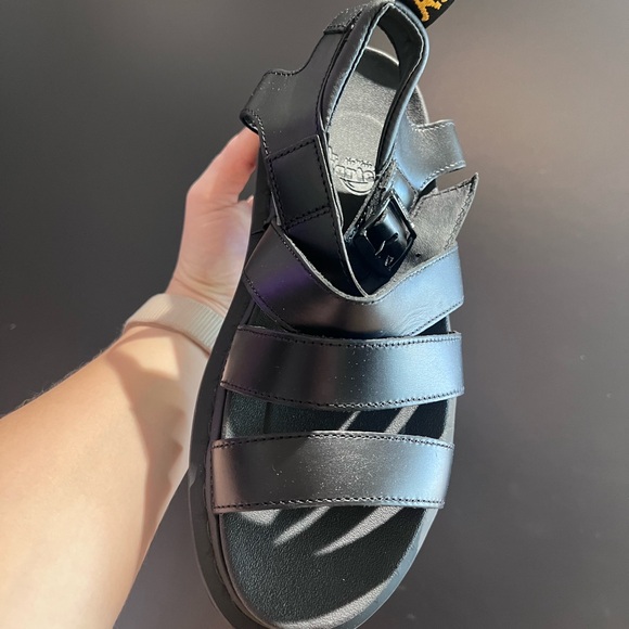 Dr. Martens Black Leather Sandals - Picture 6 of 6